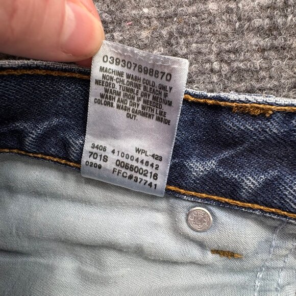 Levis 550 Jeans Mens 36x24 Blue Relaxed Fit Baggy Distressed Paint Splatter - Picture 5 of 16